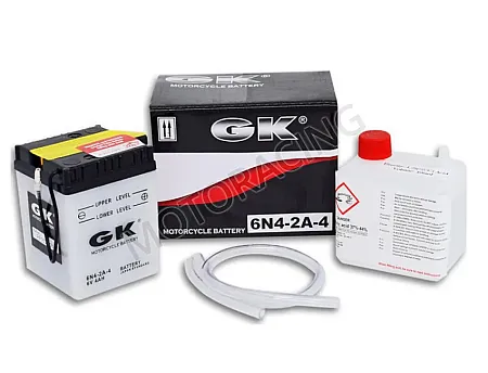 ΜΠΑΤΑΡΙΑ ΠΑΠΙΟΥ HONDA C-50 / ΥΑΜΑΗΑ Τ50 GK 6V 4Ah  6N4-2A-4-SM ΜΕ ΥΓΡΑ