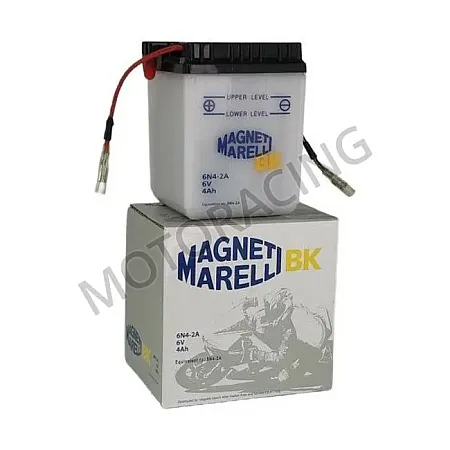 ΜΠΑΤΑΡΙΑ ΠΑΠΙΟΥ HONDA C-50 / ΥΑΜΑΗΑ Τ50 MAGNETI MARELLI 6V 4Ah  6N4-2A ΜΕ ΥΓΡΑ
