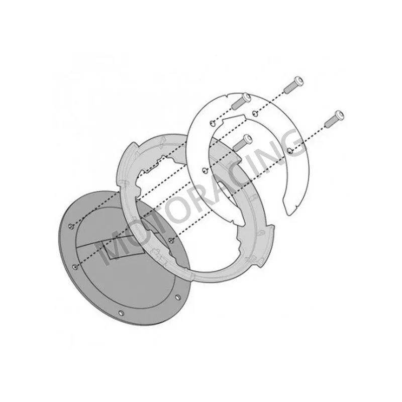 ΒΑΣΗ ΚΛΕΙΔΩΜΑΤΟΣ ΣΑΚΟΥ ΣΤΟ ΡΕΖΕΡΒΟΥΑΡ - TANK LOCK VOGE 300ACX GIVI