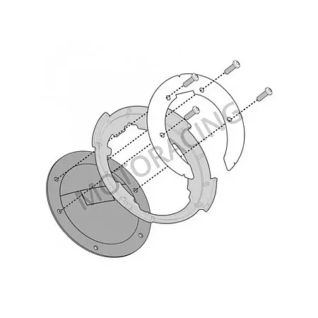 ΒΑΣΗ ΚΛΕΙΔΩΜΑΤΟΣ ΣΑΚΟΥ ΣΤΟ ΡΕΖΕΡΒΟΥΑΡ - TANK LOCK VOGE 300ACX GIVI