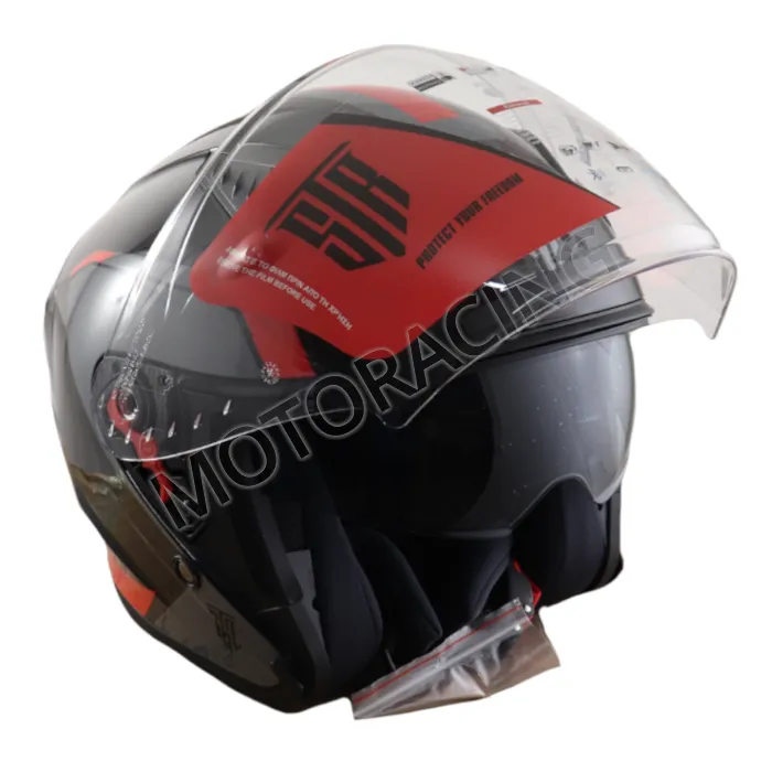 ΚΡΑΝΟΣ ΜΗΧΑΝΗΣ ΑΝΟΙΧΤΟ STR STING ΜΕ ΕΣΩΤΕΡΙΚΗ ΖΕΛΑΤΙΝΑ ΦΙΜΕ ΜΑΥΡΟ - ΚΟΚΚΙΝΟ