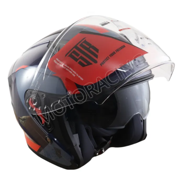 ΚΡΑΝΟΣ ΜΗΧΑΝΗΣ ΑΝΟΙΧΤΟ STR STING ΜΕ ΕΣΩΤΕΡΙΚΗ ΖΕΛΑΤΙΝΑ ΦΙΜΕ ΜΠΛΕ - ΚΟΚΚΙΝΟ