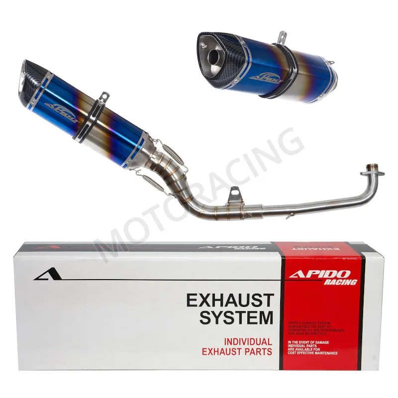 ΕΞΑΤΜΙΣΗ HONDA SUPRA 100 99'-03' APIDO HIGH UP ΜΠΛΕ-ΑΣΗΜΙ