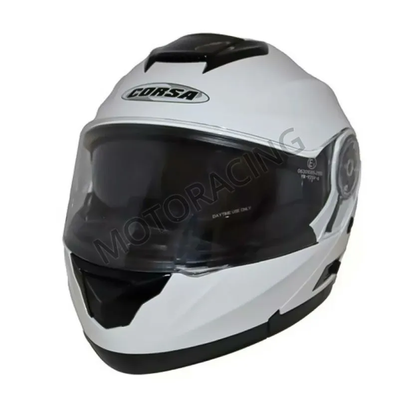 ΚΡΑΝΟΣ ΜΗΧΑΝΗΣ ΣΠΑΣΤΟ CORSA FLIP UP DVS CF159 ΛΕΥΚΟ ΜΕ ΕΣΩΤΕΡΙΚΗ ΖΕΛΑΤΙΝΑ ΦΙΜΕ