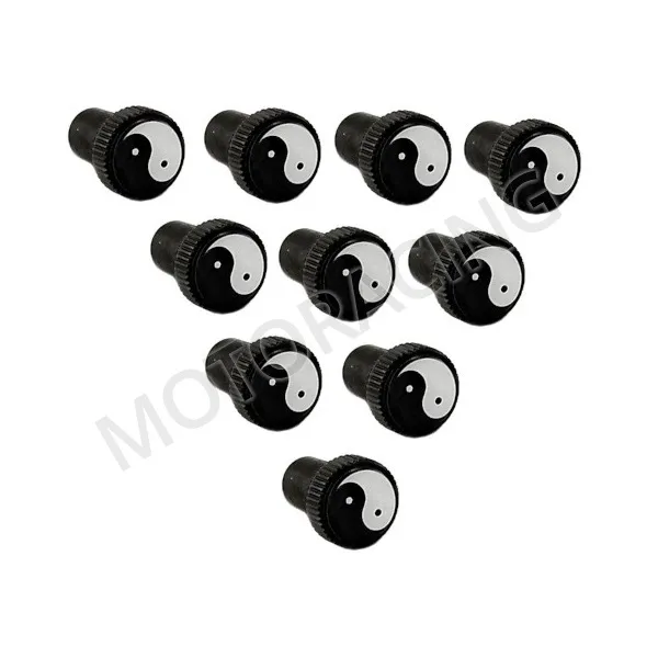 ΒΙΔΕΣ ΦΕΡΙΝΓΚ YIN-YANG ΜΑΥΡΕΣ (10ΣΕΤ/ΚΙΤ) KEITI