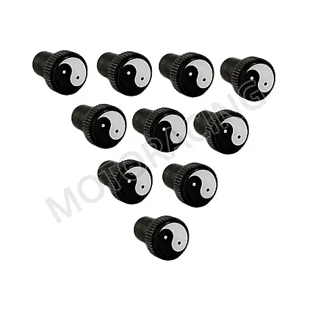 ΒΙΔΕΣ ΦΕΡΙΝΓΚ YIN-YANG ΜΑΥΡΕΣ (10ΣΕΤ/ΚΙΤ) KEITI