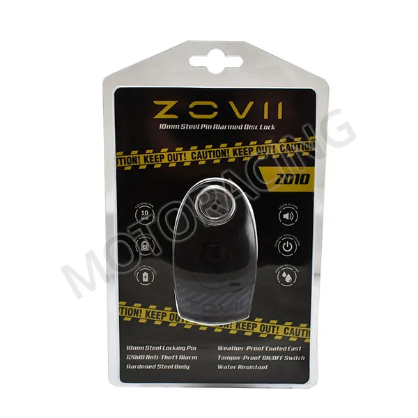 ΚΛΕΙΔΑΡΙΑ ΜΗΧΑΝΗΣ ΔΙΣΚΟΠΛΑΚΑΣ ZD10 (10ΧΙΛ.) ΜΕ ΣΥΝΑΓΕΡΜΟ ΜΑΥΡΗ - CARBON ZOVII