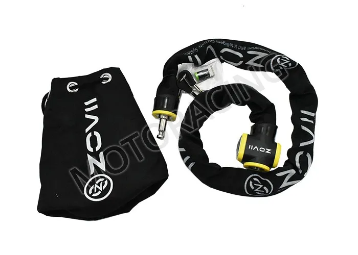 ΑΛΥΣΙΔΑ ΑΣΦΑΛΕΙΑΣ ΜΗΧΑΝΗΣ ΜΕ ΚΛΕΙΔΑΡΙΑ ZCL10-120 (1.20m) ΜΕ ΣΥΝΑΓΕΡΜΟ ΜΑΥΡΗ ZOVII