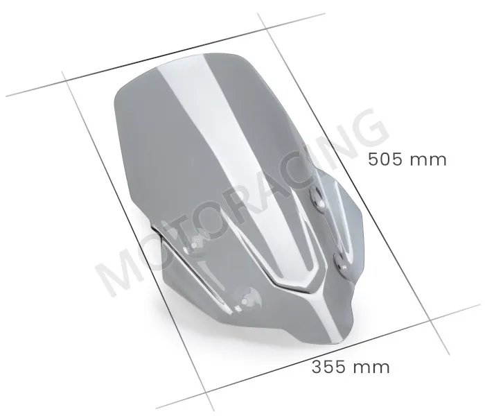 ΖΕΛΑΤΙΝΑ / ΠΑΡΜΠΡΙΖ HONDA XL 700 TRANSALP '23-'24 PUIG 21656F TOURING DARK SMOKE