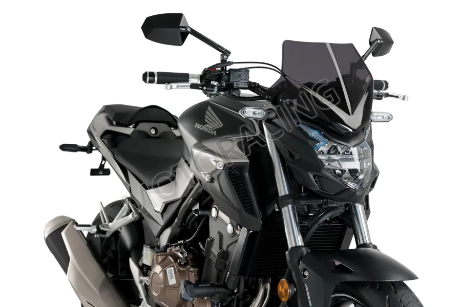 ΖΕΛΑΤΙΝΑ / ΠΑΡΜΠΡΙΖ HONDA CB 500F 2017-2024 PUIG 21412F NEW GENERATION SPORT DARK SMOKE