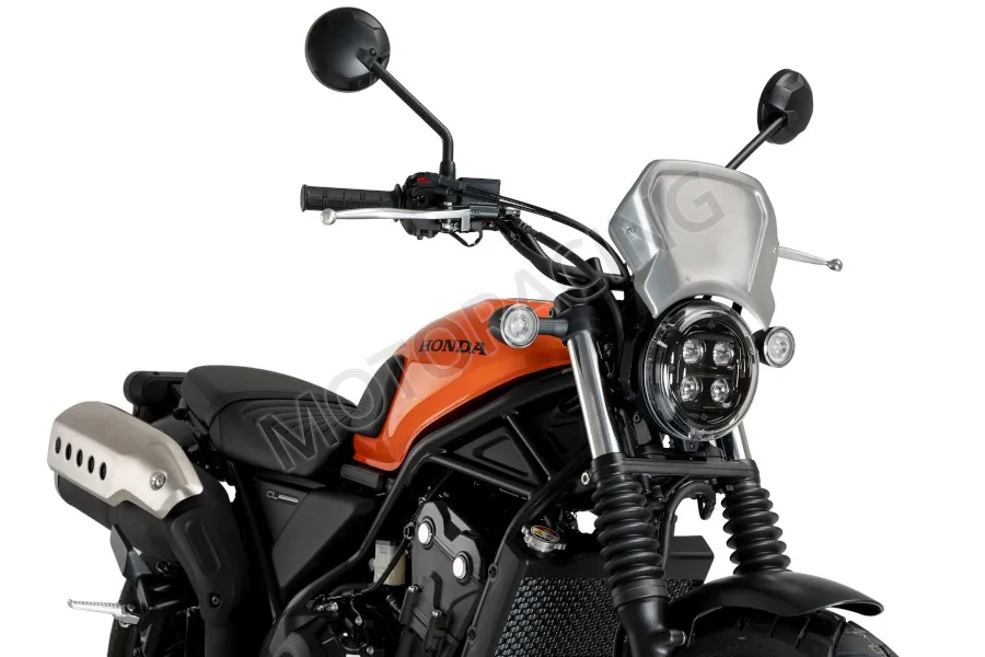 ΖΕΛΑΤΙΝΑ / ΠΑΡΜΠΡΙΖ HONDA CL 500 '23-'25 PUIG 21636P ΑΛΟΥΜΙΝΙΟΥ ΑΣΗΜΙ