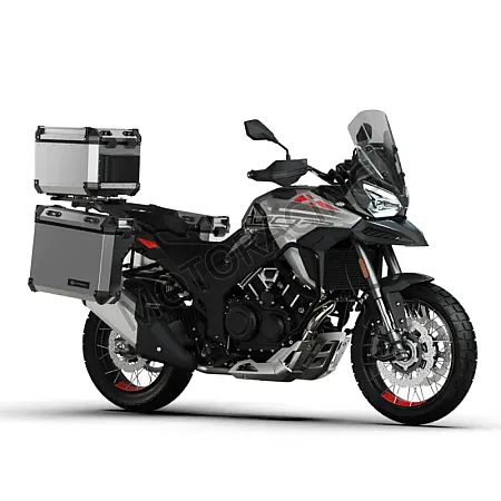 MORBIDELLI T1002VX E5+ ΑΣΗΜΙ-ΜΑΥΡΟ ΜΕ 3 ΒΑΛΙΤΣΕΣ ΑΛΟΥΜΙΝΙΟΥ