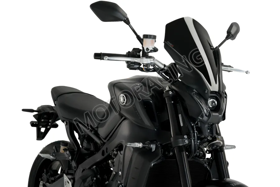 ΖΕΛΑΤΙΝΑ / ΠΑΡΜΠΡΙΖ YAMAHA MT-09 '21-'23 PUIG 20645N NAKED NEW GEN ΜΑΥΡΗ