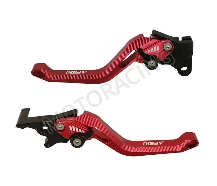 ΜΑΝΕΤΕΣ ΡΥΘΜΙΖΟΜΕΝΕΣ SYM VF 185ie E5 ΚΟΚΚΙΝΕΣ APIDO ΔΕΞΙΑ-ΑΡΙΣΤΕΡΗ