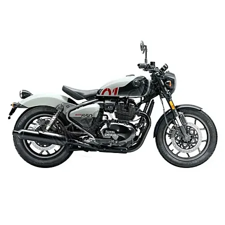 ROYAL ENFIELD SHOTGUN 650 STENCIL WHITE