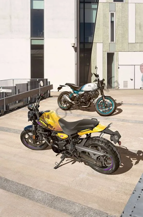 ROYAL ENFIELD GUERILLA 450 YELLOW RIBBON