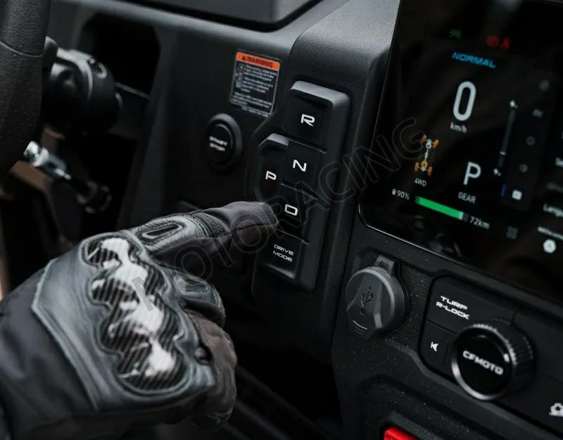 ΑΓΡΟΤΙΚΟ ΟΧΗΜΑ SIDE BY SIDE CF MOTO U6 EV ΓΚΡΙ