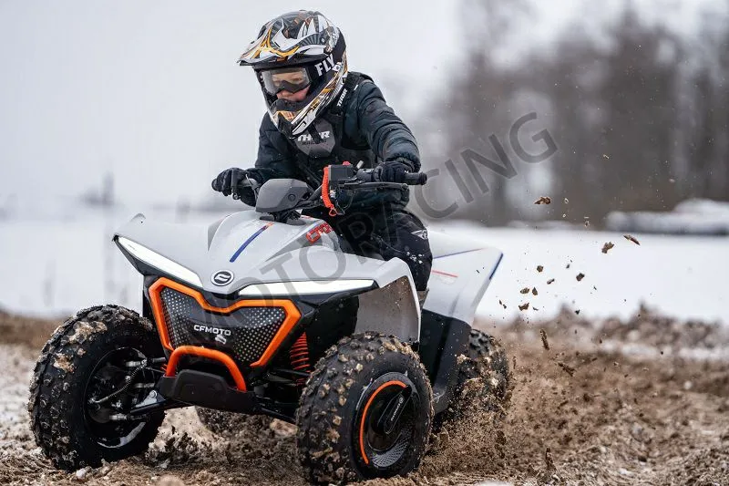 ΠΑΙΔΙΚΗ ΜΗΧΑΝΗ ATV CF MOTO CFORCE EV110 ΑΣΗΜΙ-ΠΟΡΤΟΚΑΛΙ