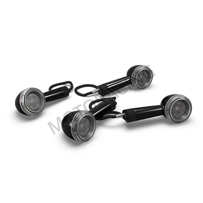 ΣΕΤ ΦΛΑΣ LED ROYAL ENFIELD SHOTGUN 650 / SUPER METEOR 650 4 ΤΜΧ ΜΑΥΡΑ ΓΝΗΣΙΑ