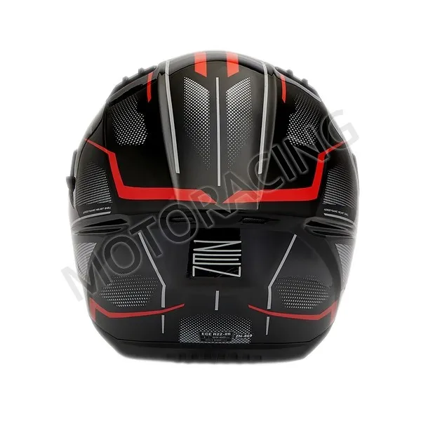 ΚΡΑΝΟΣ ΜΗΧΑΝΗΣ ΚΛΕΙΣΤΟ ZEN ZN-869 ΜΑΥΡΟ-ΚΟΚΚΙΝΟ ΜΕ ΕΣΩΤΕΡΙΚΗ ΖΕΛΑΤΙΝΑ ΦΙΜΕ