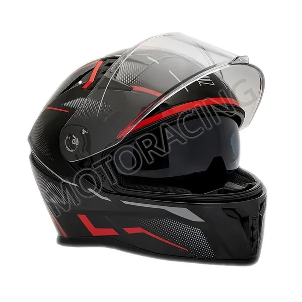 ΚΡΑΝΟΣ ΜΗΧΑΝΗΣ ΚΛΕΙΣΤΟ ZEN ZN-869 ΜΑΥΡΟ-ΚΟΚΚΙΝΟ ΜΕ ΕΣΩΤΕΡΙΚΗ ΖΕΛΑΤΙΝΑ ΦΙΜΕ