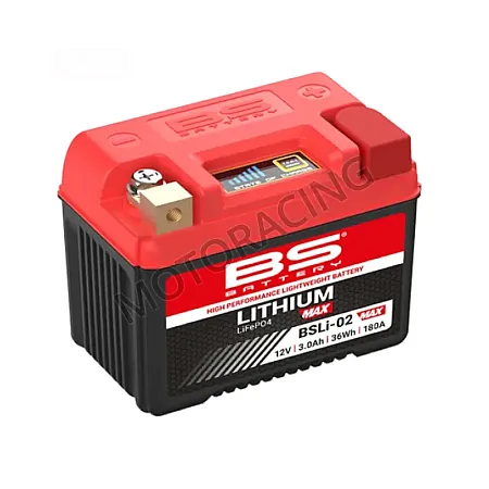 ΜΠΑΤΑΡΙΑ ΛΙΘΙΟΥ BS BSLI-02 MAX ΜΗΧΑΝΗΣ HONDA CB 500 HORNET 24'-25' / YAMAHA YZF 250 21'-24' / YZF 450 21'-24'