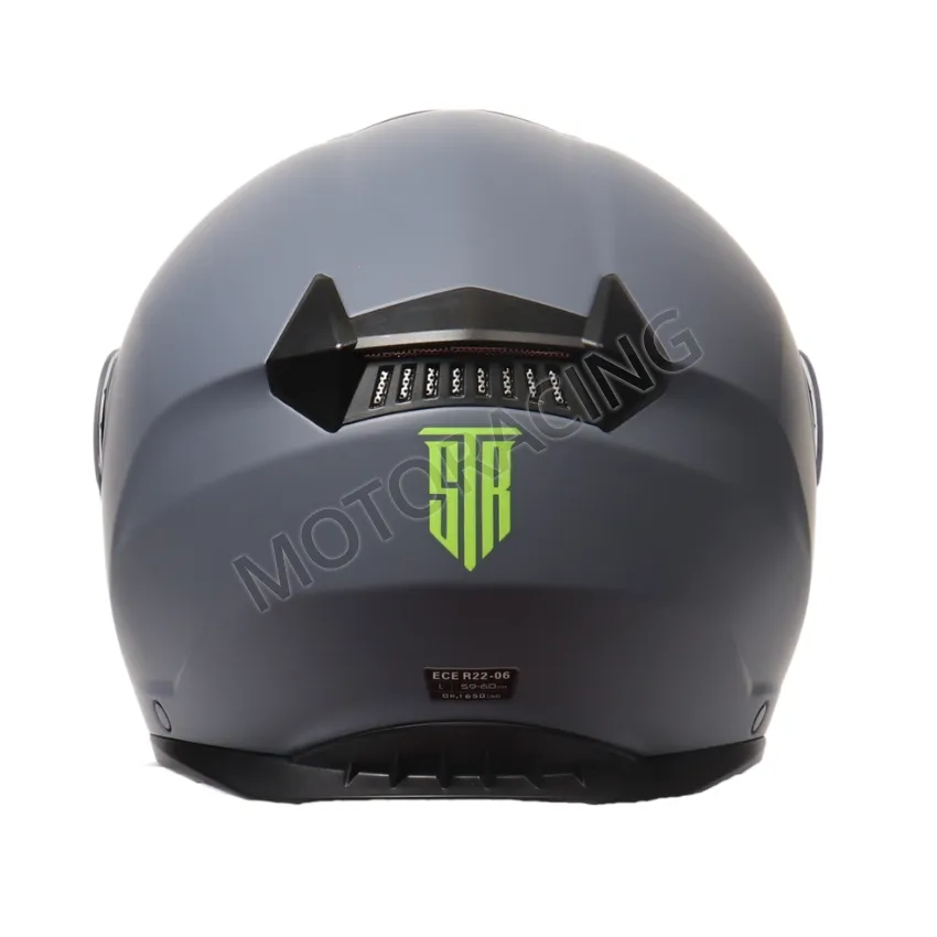 ΚΡΑΝΟΣ ΜΗΧΑΝΗΣ ΣΠΑΣΤΟ STR VELOCE ΓΚΡΙ ΜΑΤ ΜΕ ΕΣΩΤΕΡΙΚΗ ΖΕΛΑΤΙΝΑ ΦΙΜΕ