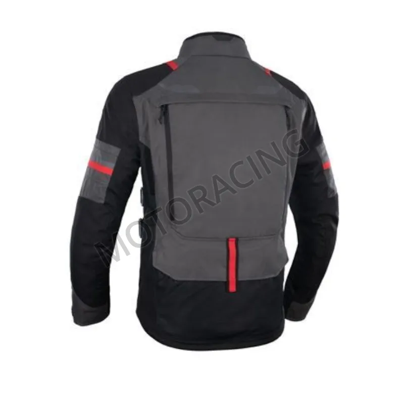 ΜΠΟΥΦΑΝ ΜΗΧΑΝΗΣ OXFORD ROCKLAND ΓΚΡΙ - ΜΑΥΡΟ - ΚΟΚΚΙΝΟ