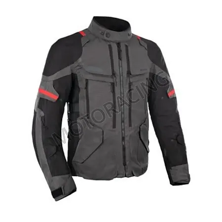 ΜΠΟΥΦΑΝ ΜΗΧΑΝΗΣ OXFORD ROCKLAND ΓΚΡΙ - ΜΑΥΡΟ - ΚΟΚΚΙΝΟ