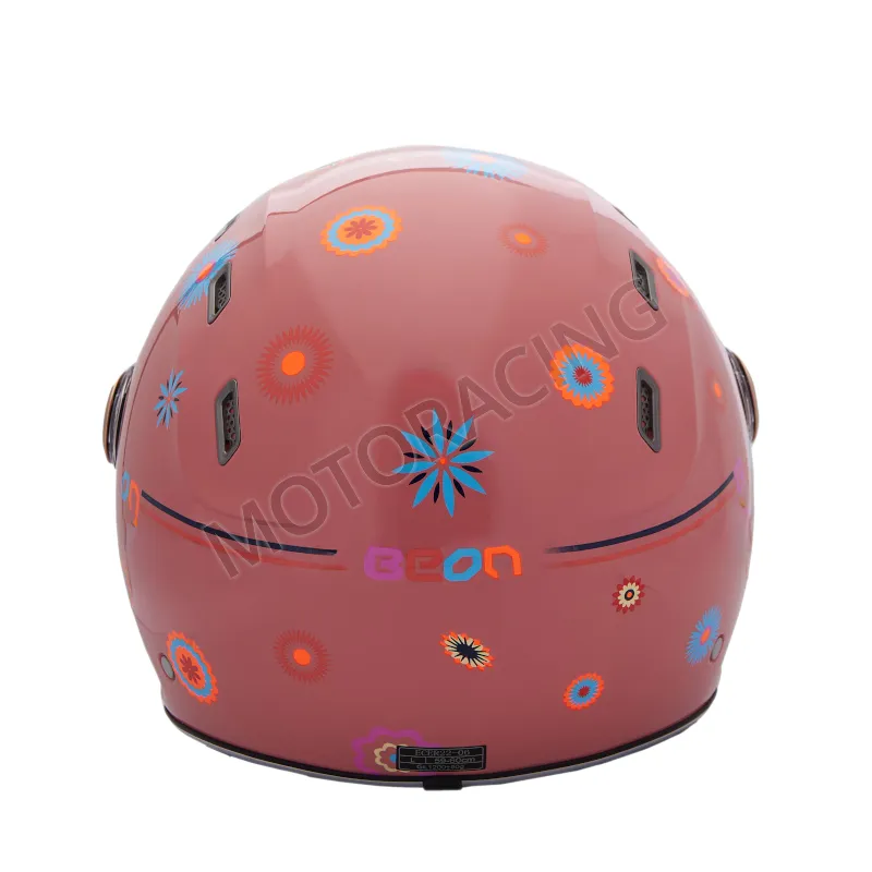 ΚΡΑΝΟΣ ΜΗΧΑΝΗΣ ΑΝΟΙΧΤΟ BEON B-122 ΡΟΖ FLOWER ΜΕ ΕΣΩΤΕΡΙΚΗ ΖΕΛΑΤΙΝΑ ΦΙΜΕ