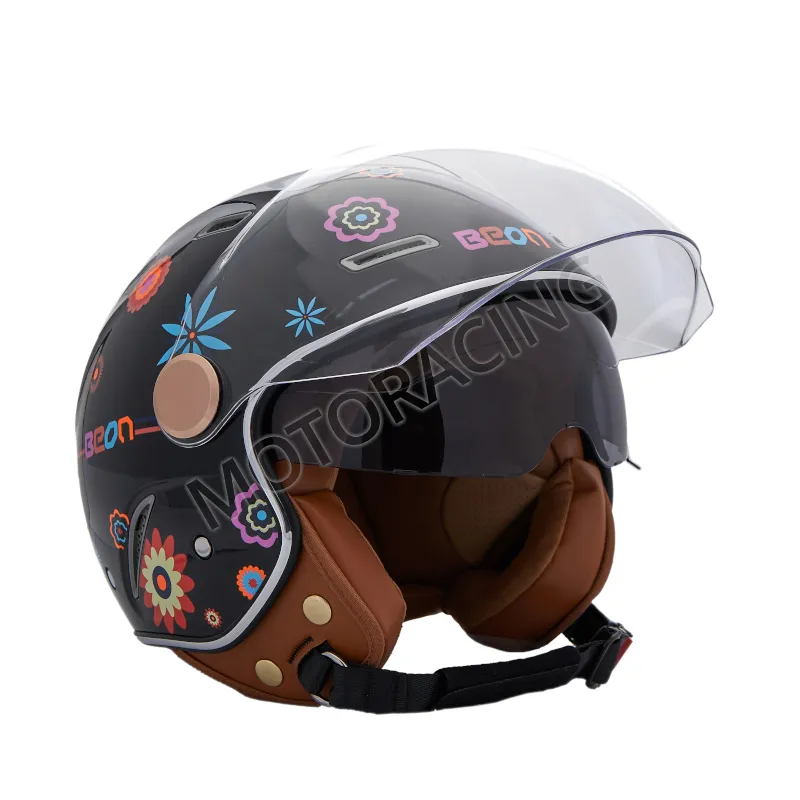 ΚΡΑΝΟΣ ΜΗΧΑΝΗΣ ΑΝΟΙΧΤΟ BEON B-122 ΜΑΥΡΟ FLOWER ΜΕ ΕΣΩΤΕΡΙΚΗ ΖΕΛΑΤΙΝΑ ΦΙΜΕ