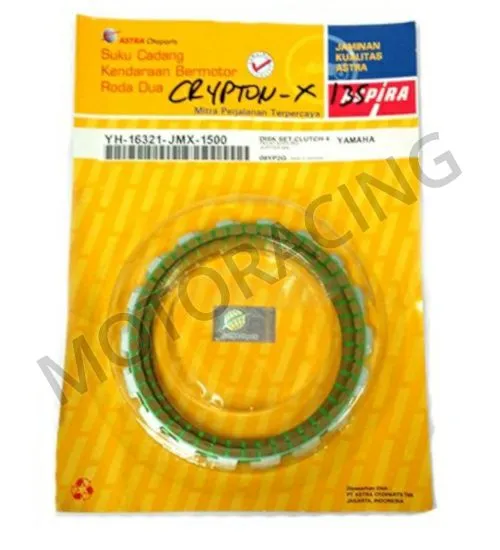 ΣΕΤ ΔΙΣΚΟΙ ΣΥΜΠΛΕΚΤΗ YAMAHA CRYPTON-X 135 ASPIRA ( 4 ΤΜΧ )