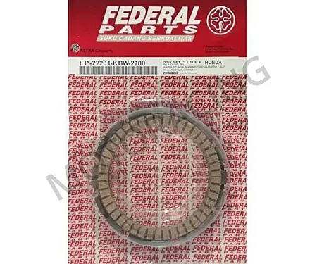 ΣΕΤ ΔΙΣΚΟΙ ΣΥΜΠΛΕΚΤΗ HONDA C100,GRAND / MODENAS DYNAMIC 125 FEDERAL ( 4 ΤΜΧ )