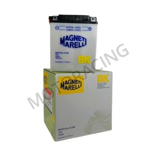 ΜΠΑΤΑΡΙΑ PEUGEOT JET FORCE 125 03'-04' / SATELIS 125 04'-06' / LEONARDO 300 02'-07' MAGNETI MARELLI 12V 12Ah MOB12AL-A ΜΕ ΥΓΡΑ