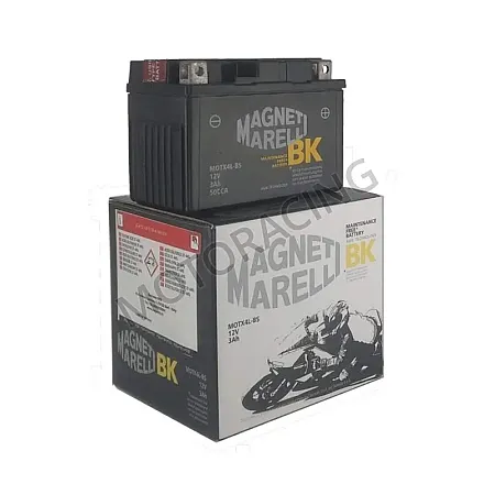 ΜΠΑΤΑΡΙΑ KTM EXC 250 ENDURO 05'-15' / EXC 200 98'-15' / HONDA XR 250R 90'-04' MAGNETI MARELLI 12V 3Ah MOTX4L-BS ΜΕ ΥΓΡΑ