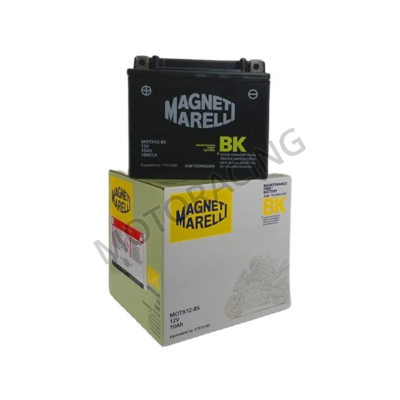 ΜΠΑΤΑΡΙΑ SUZUKI DL 650 V-STROM 04'-16' / KAWASAKI KLE 650 VERSYS 07'-16' / APRILIA PEGASO 650 07'-09' MAGNETI MARELLI 12V 10Ah MOTX12-BS ΜΕ ΥΓΡΑ