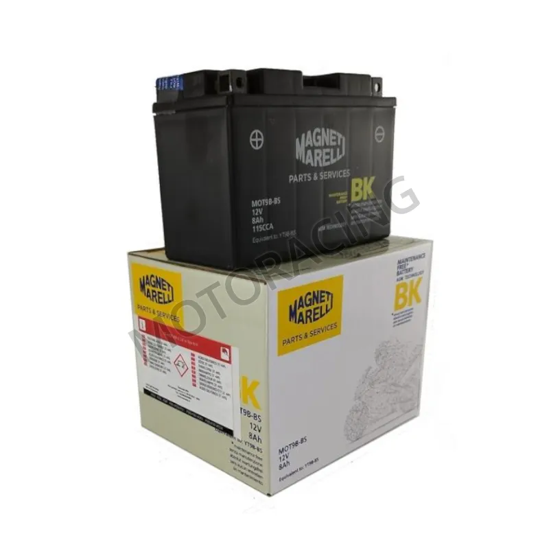 ΜΠΑΤΑΡΙΑ YAMAHA MT-03 660 06'-12' / XT 660 04'-15' / YZF R6 01'-05' MAGNETI MARELLI 12V 8Ah MOT9B-BS ΜΕ ΥΓΡΑ