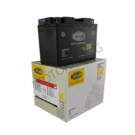 ΜΠΑΤΑΡΙΑ YAMAHA MT-03 660 06'-12' / XT 660 04'-15' / YZF R6 01'-05' MAGNETI MARELLI 12V 8Ah MOT9B-BS ΜΕ ΥΓΡΑ