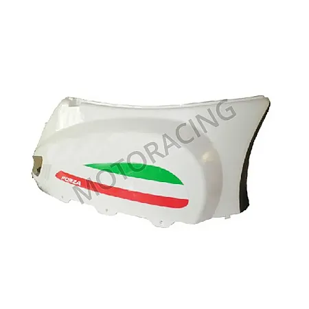 ΚΑΠΑΚΙ ΠΛΑϊΝΟ FORZA 125 ΔΕΞΙΟ ΛΕΥΚΟ ME ΑΥΤΟΚΟΛΗΤΑ
