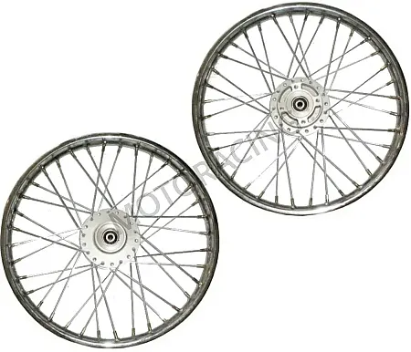 ΤΡΟΧΟΣ ΜΠΡΟΣΤΑ YAMAHA Z 125 ΜΕ ΡΟΥΛΕΜΑΝ ΑΣΗΜΙ