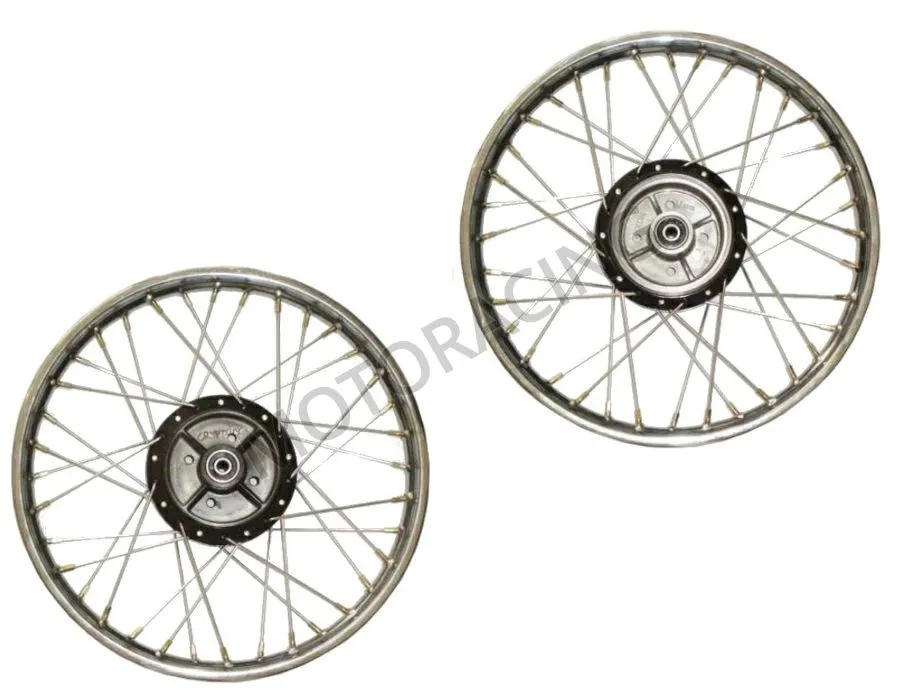 ΤΡΟΧΟΣ ΠΙΣΩ YAMAHA CRYPTON-R 105 ΜΕ ΡΟΥΛΕΜΑΝ ΜΑΥΡΟΣ