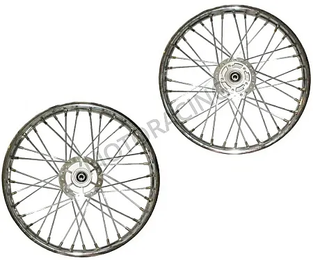 ΤΡΟΧΟΣ ΜΠΡΟΣΤΑ HONDA SUPRA 100 ΜΕ ΡΟΥΛΕΜΑΝ ΑΣΗΜΙ