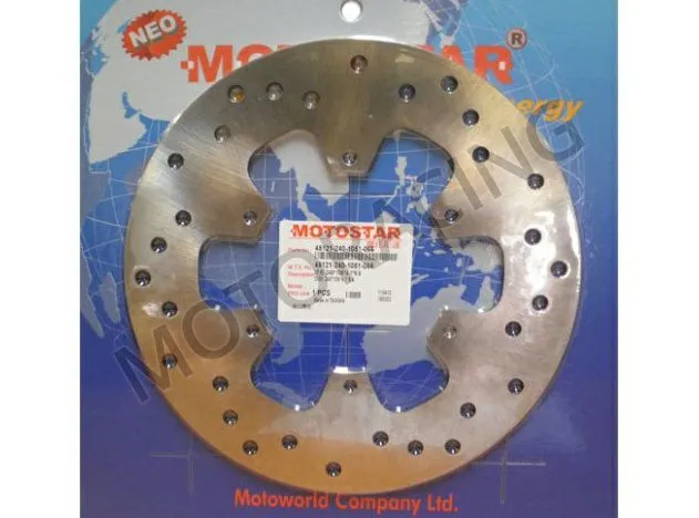 ΔΙΣΚΟΠΛΑΚΑ ΜΠΡΟΣΤΑ PIAGGIO MP3 125 06'-12' / MP3 300 10'-12' / MP3 500ie 11'-13' MOTOSTAR