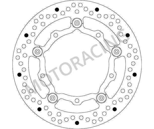 ΔΙΣΚΟΠΛΑΚΑ ΜΠΡΟΣΤΑ SBS YAMAHA T-MAX 500 04'-07' / XP 530ie 12'-15' / YP 400 MAJESTY 05'-11'
