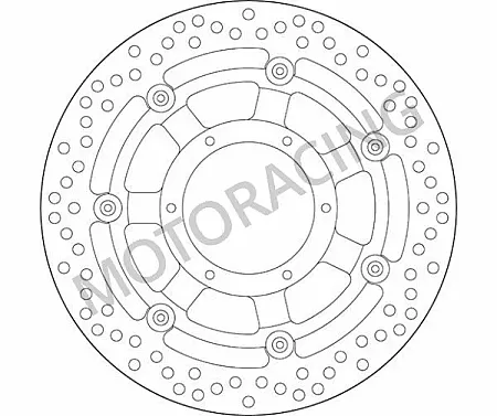 ΔΙΣΚΟΠΛΑΚΑ ΜΠΡΟΣΤΑ SBS HONDA CBF 1000 06'-12' / CBF 600S 08'-10' / CBR 250R 11'-13'