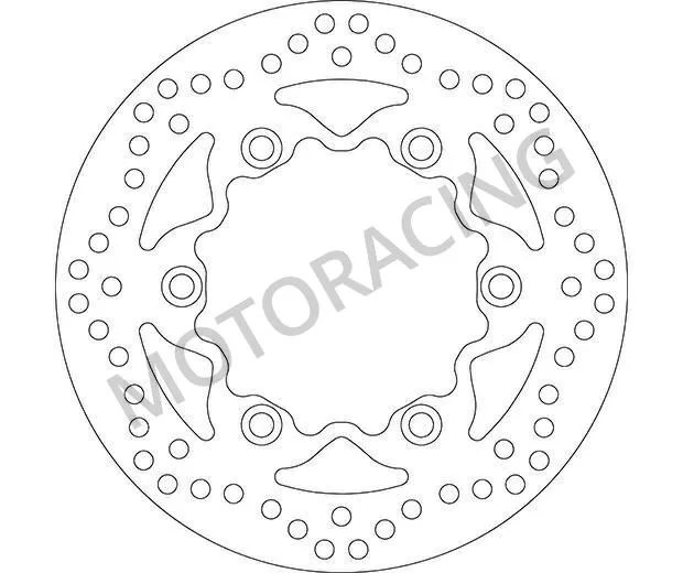ΔΙΣΚΟΠΛΑΚΑ ΜΠΡΟΣΤΑ SBS HONDA CBF 125M 09'-14' / VT 125 SHADOW 99'-07'
