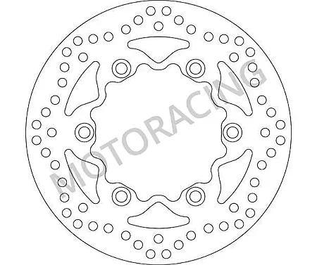 ΔΙΣΚΟΠΛΑΚΑ ΜΠΡΟΣΤΑ SBS HONDA CBF 125M 09'-14' / VT 125 SHADOW 99'-07'