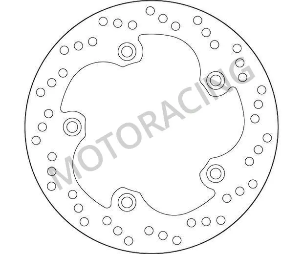 ΔΙΣΚΟΠΛΑΚΑ ΠΙΣΩ SBS KYMCO XCITING 300 08'-09' / XCITING 400 12'-15' / XCITING 500 05'-13'