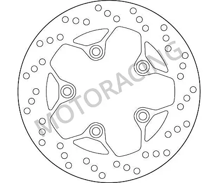 ΔΙΣΚΟΠΛΑΚΑ ΠΙΣΩ SBS KYMCO AGILITY 125 08'-16'