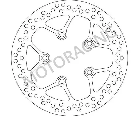 ΔΙΣΚΟΠΛΑΚΑ ΜΠΡΟΣΤΑ SBS KYMCO AGILITY CITY 125 08'-13' / AGILITY CITY 150 08'-13' / PEOPLE 125 03'-08'